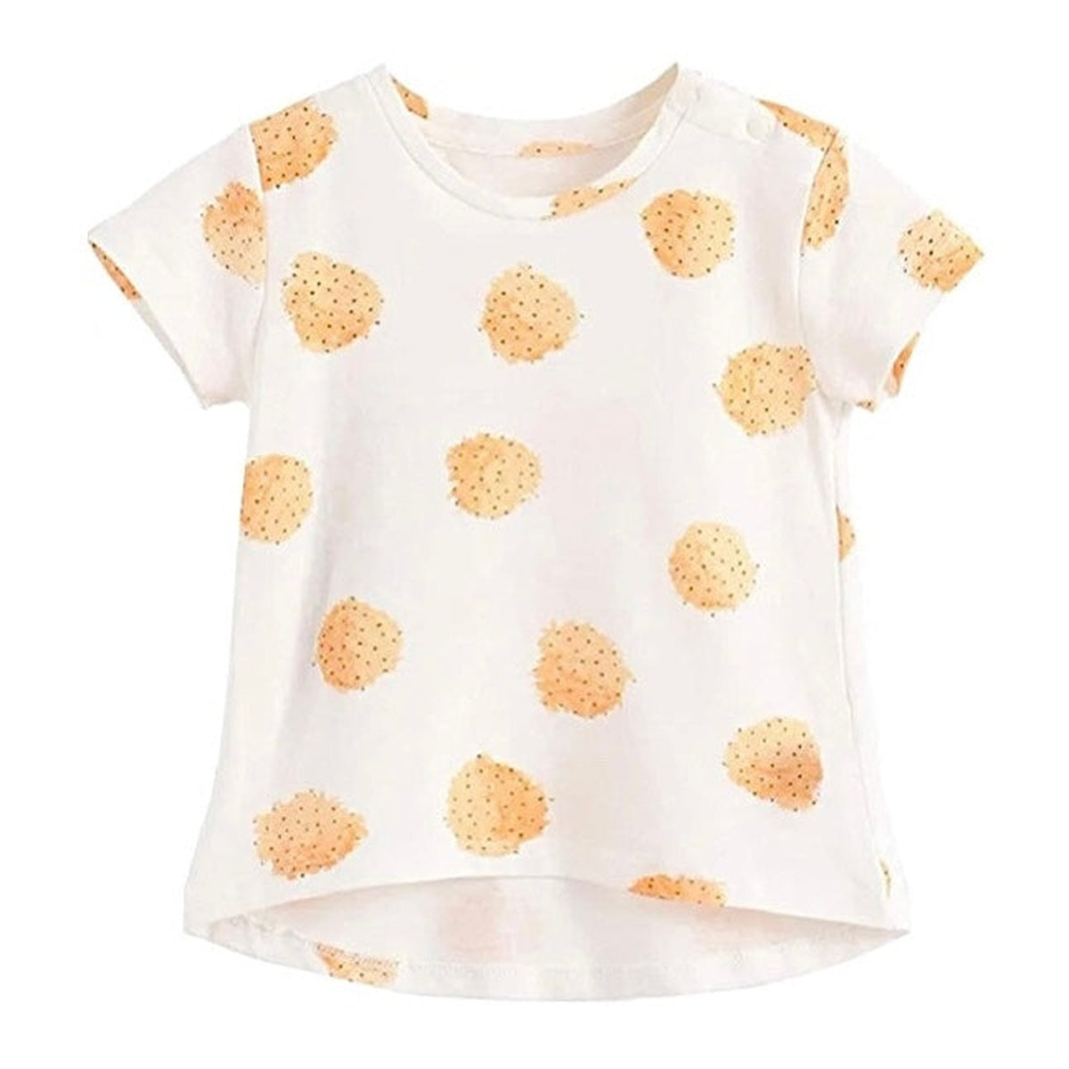 Orange Polka Dots Tee | AIMAMA - CapuletKids