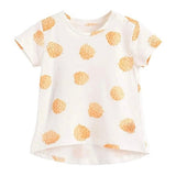 Orange Polka Dots Tee | AIMAMA - CapuletKids
