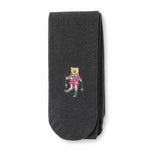 Zubii Footed Tights “Ski Bear”, three quarter view
