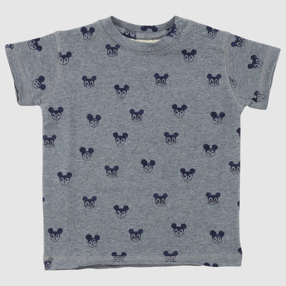 Soft Gallery Cotton T-Shirt, Mice Print