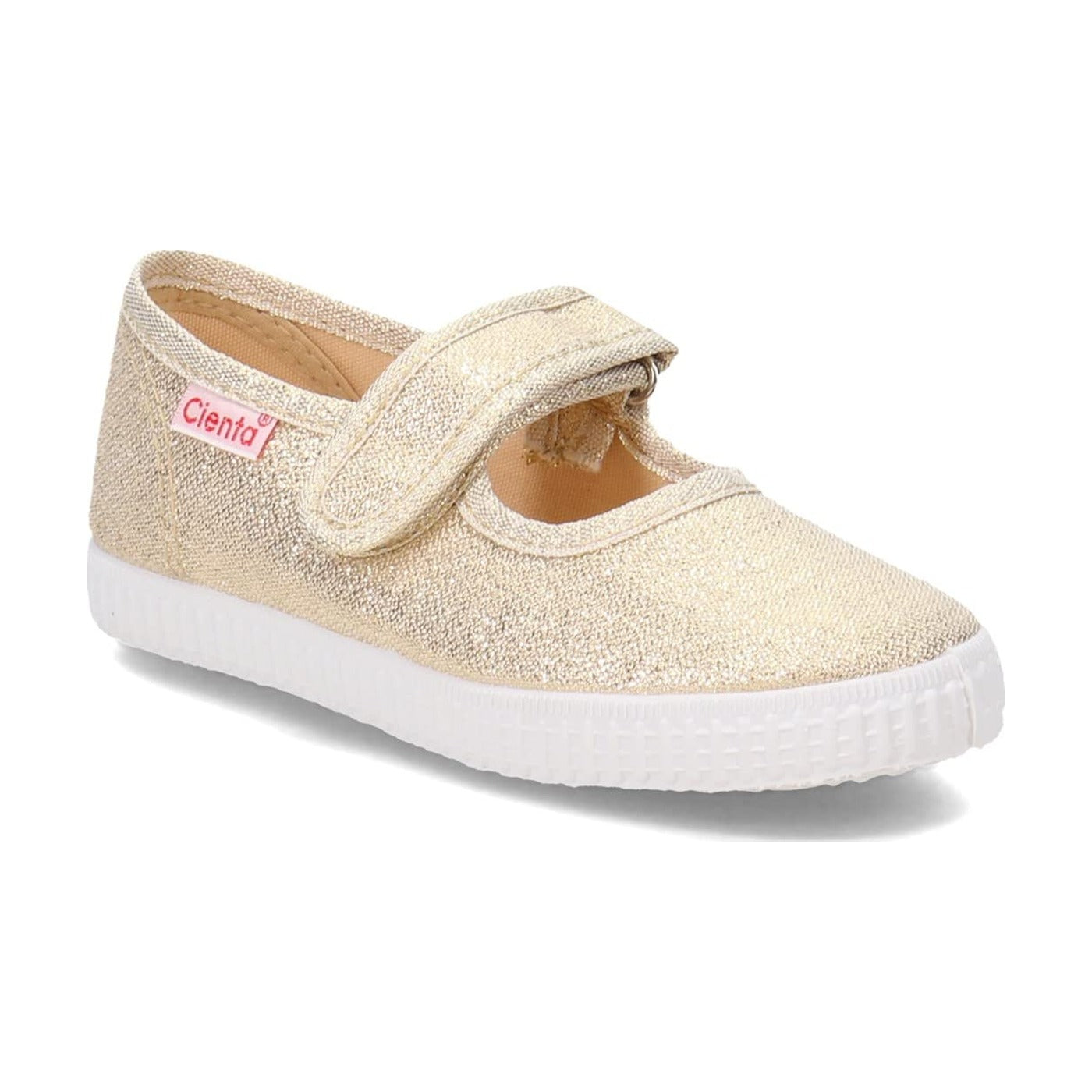 Cienta Shoes Sparkle Mary Jane - Gold