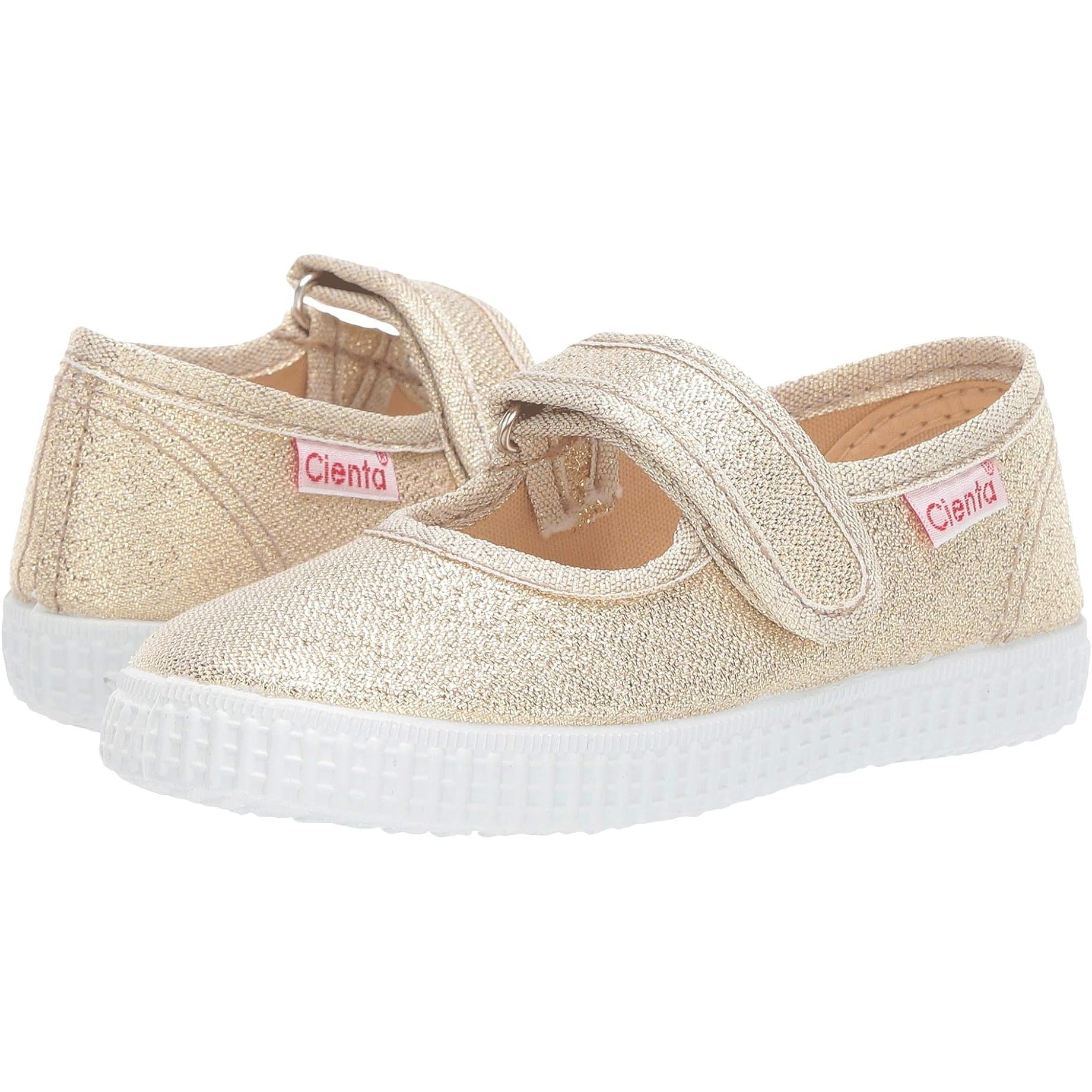 Cienta Shoes Sparkle Mary Jane - Gold