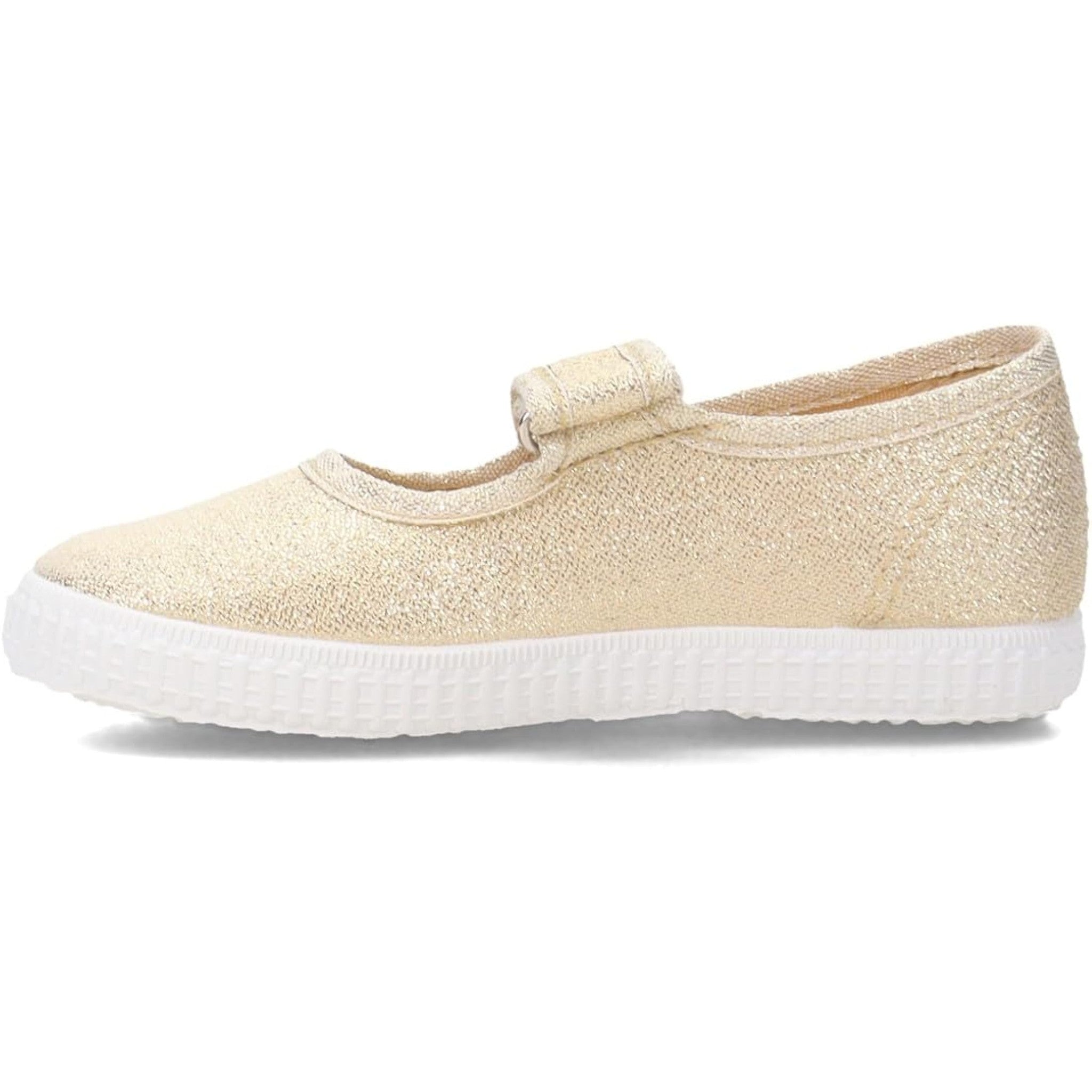 Cienta Shoes Sparkle Mary Jane - Gold