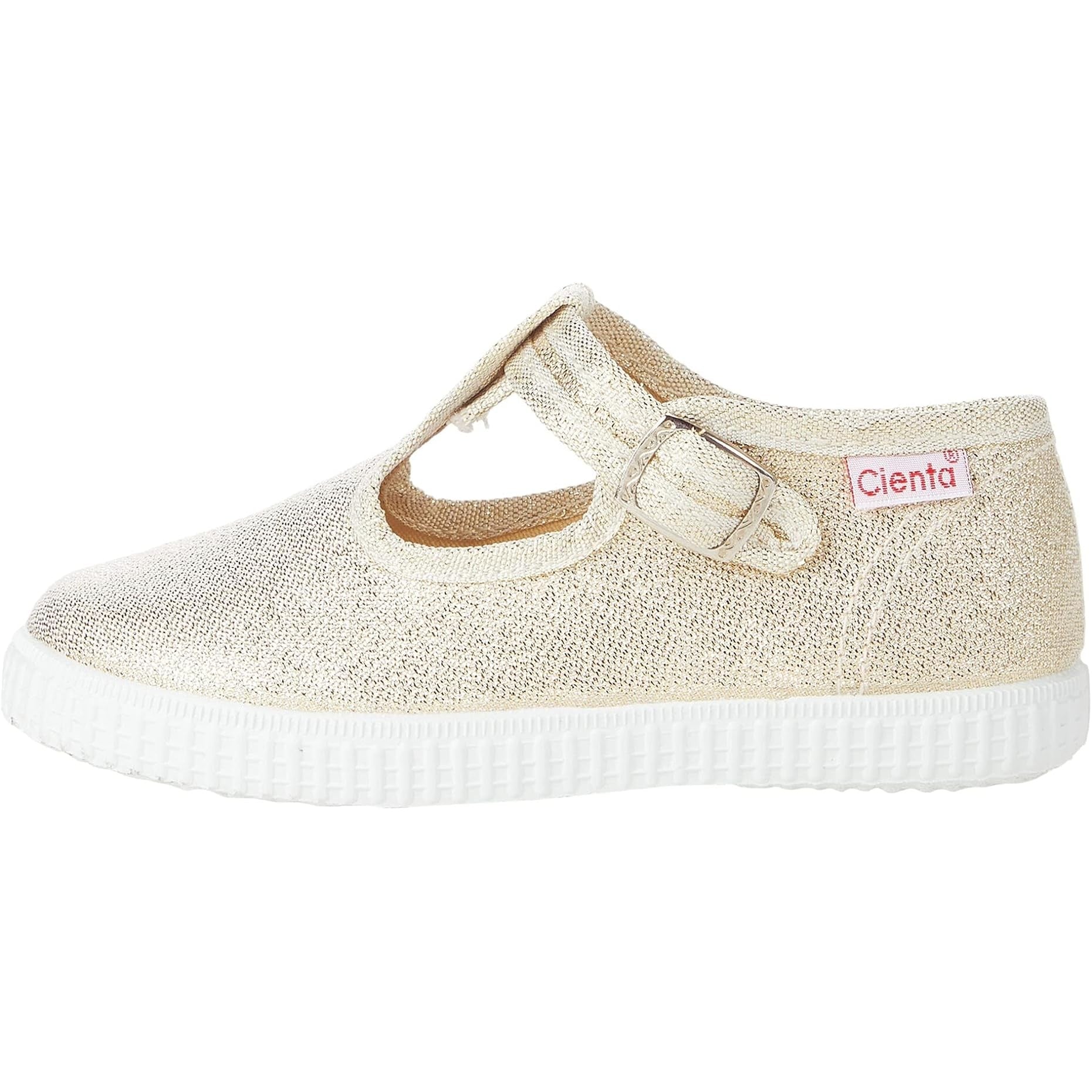 Cienta Shoes Sparkle Mary Jane - Gold