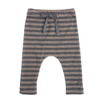 Tocoto Vintage Striped Cotton Leggings W11321: Beige / 6M