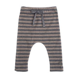 Tocoto Vintage Striped Cotton Leggings W11321: Beige / 6M