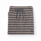 Tocoto Vintage Striped Cotton Baby Leggings, Beige, 6M, three quarter view