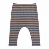 Tocoto Vintage Striped Cotton Baby Leggings, Beige, 9M, back view