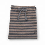Tocoto Vintage Striped Cotton Baby Leggings, Beige, 9M, three quarter view