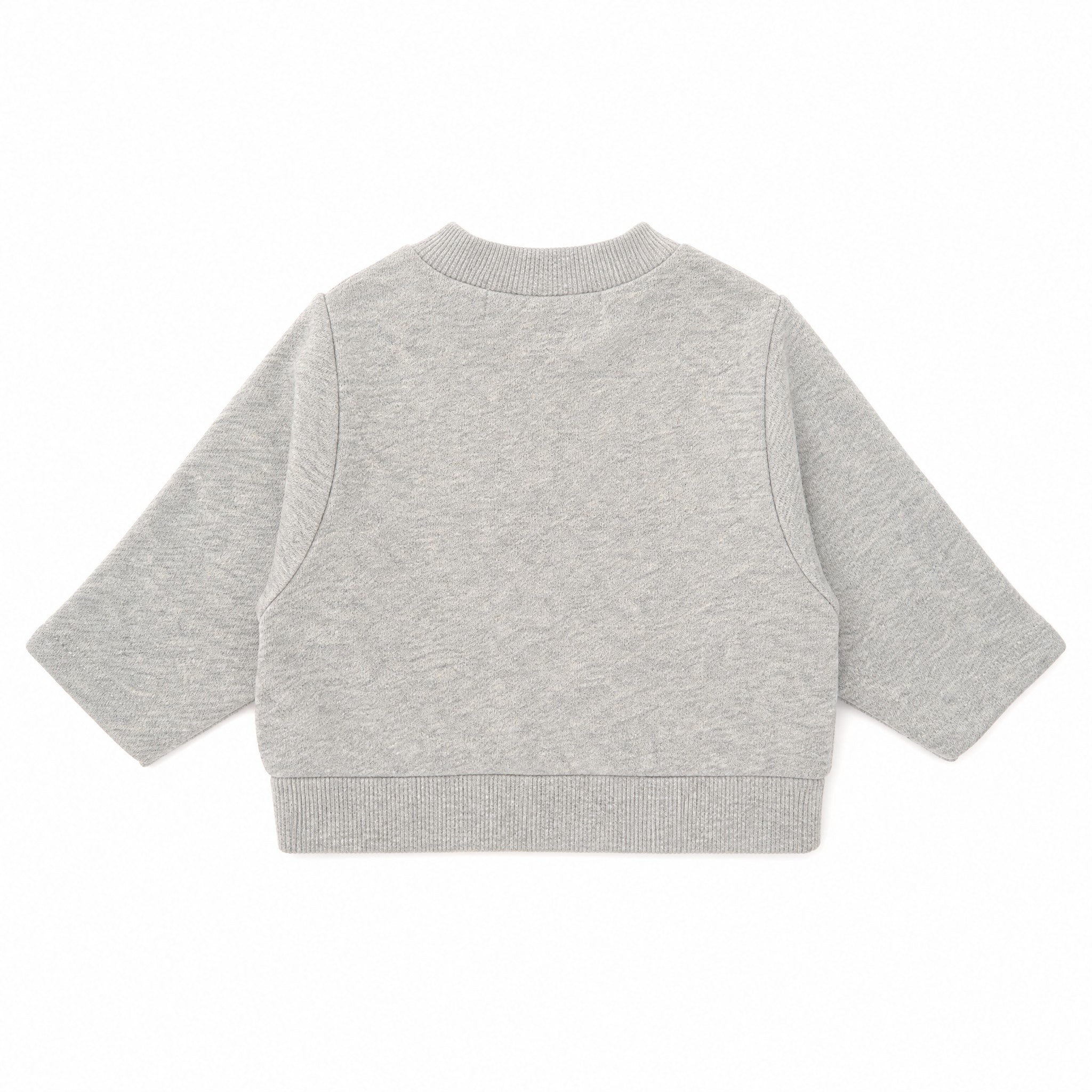 Tocoto Vintage Grey "Love Club" Sweatshirt, back view