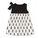 Yell-oh Symbols Dress, White, back view