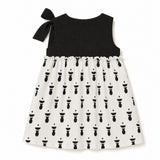 Yell-oh Symbols Dress, White, back view