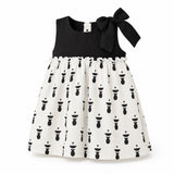 Yell-oh Symbols Dress, White, three quarter view