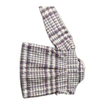 Check Mohair Jacket Ciruela | TOCOTO VINTAGE