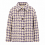 Check Mohair Jacket Ciruela | TOCOTO VINTAGE