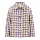 Check Mohair Jacket Ciruela | TOCOTO VINTAGE