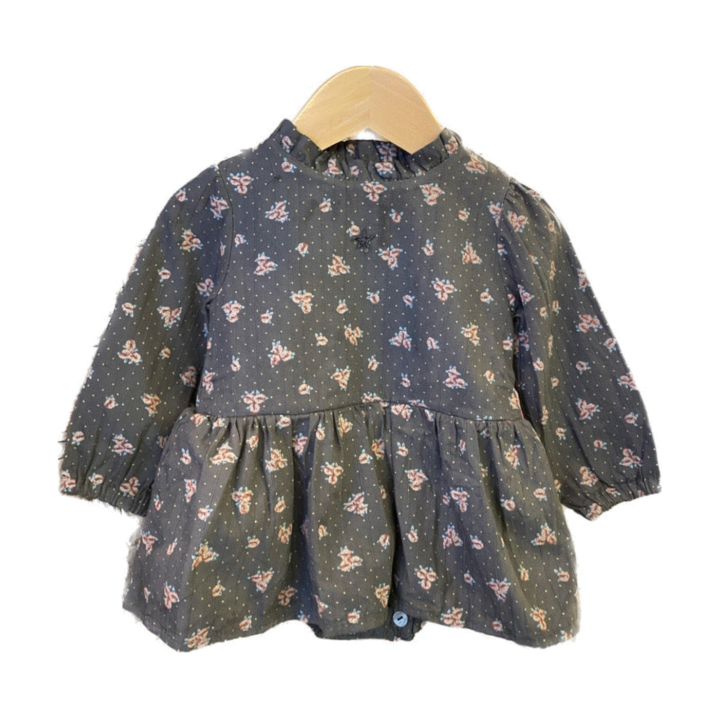 Tocoto Vintage Long Sleeve Dress/ Bodysuit for mini Girl