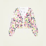 Twinset Printed knit cardigan