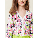Twinset Printed knit cardigan