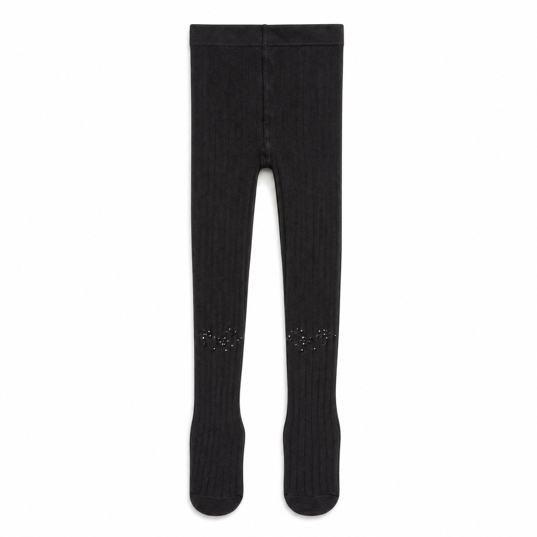 Zubii Stud Tights Black, back view