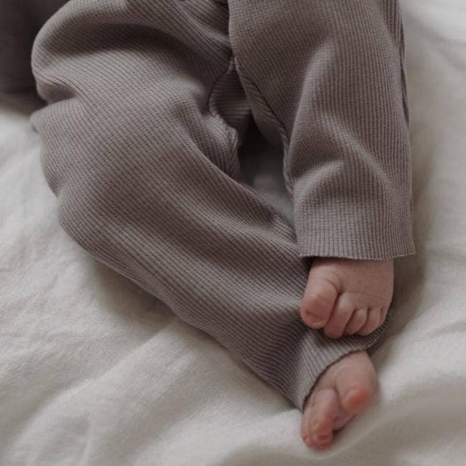 Ribbed Romper with Snaps - CapuletKids