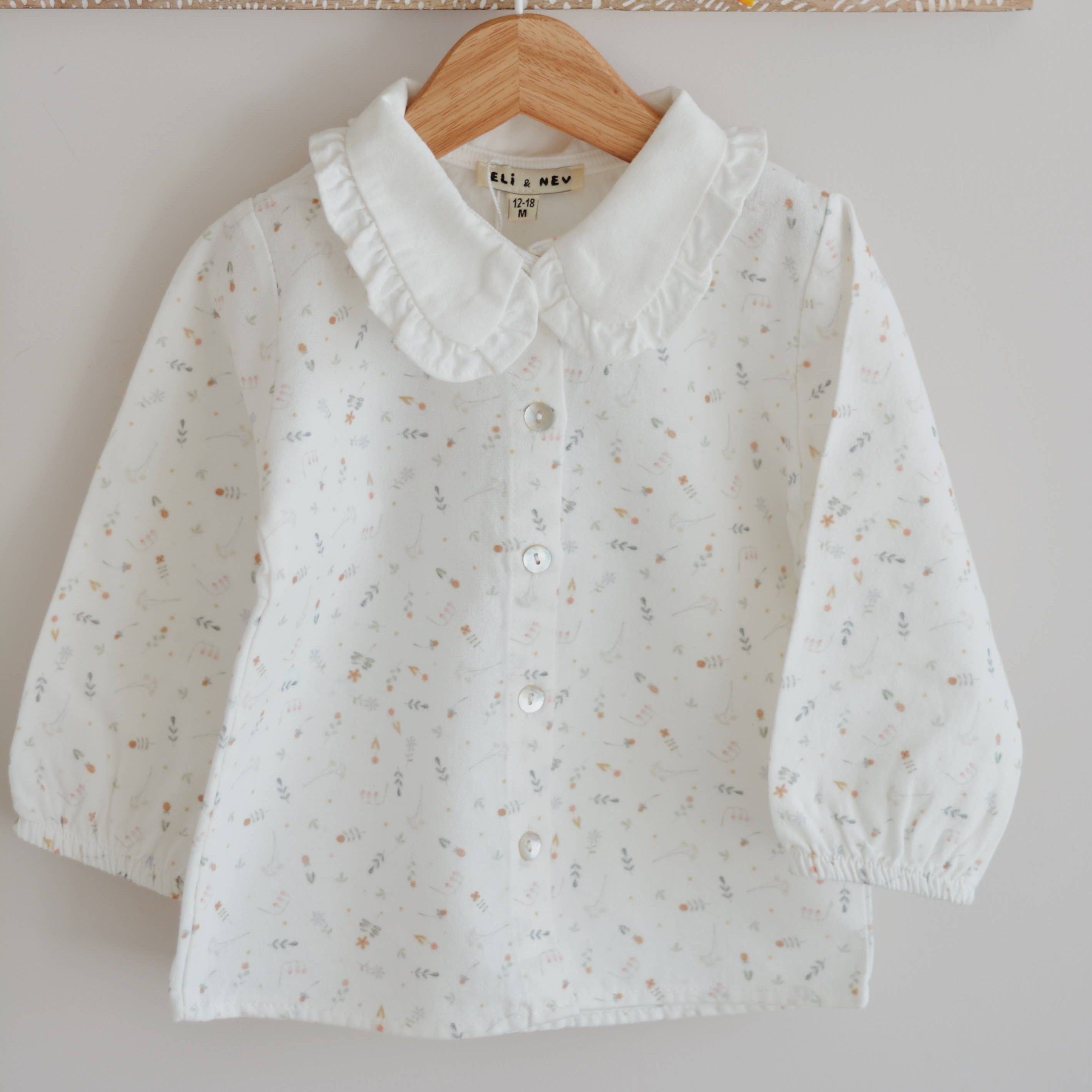 Eli & Nev Cotton Shirt For Mini Girls and Girls 12M - 4Y