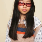 A Monday In Copenhagen Elsa Vest  in Butter Cream for Girls 4Y-8Y - CapuletKids