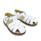 Classic Leather Sandals with Buckle | ALADINO - CapuletKids
