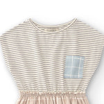 mimOOkids Barcelona - The Montessori Brand /  Combined Dress Organic Recycled Cotton Checkers for Mini Girls and Baby Girls - CapuletKids