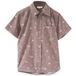 Beet World Collar Cotton Shirt With Garden Tools for Boys - CapuletKids