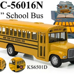 Diecast New York School Bus Toy in Yellow