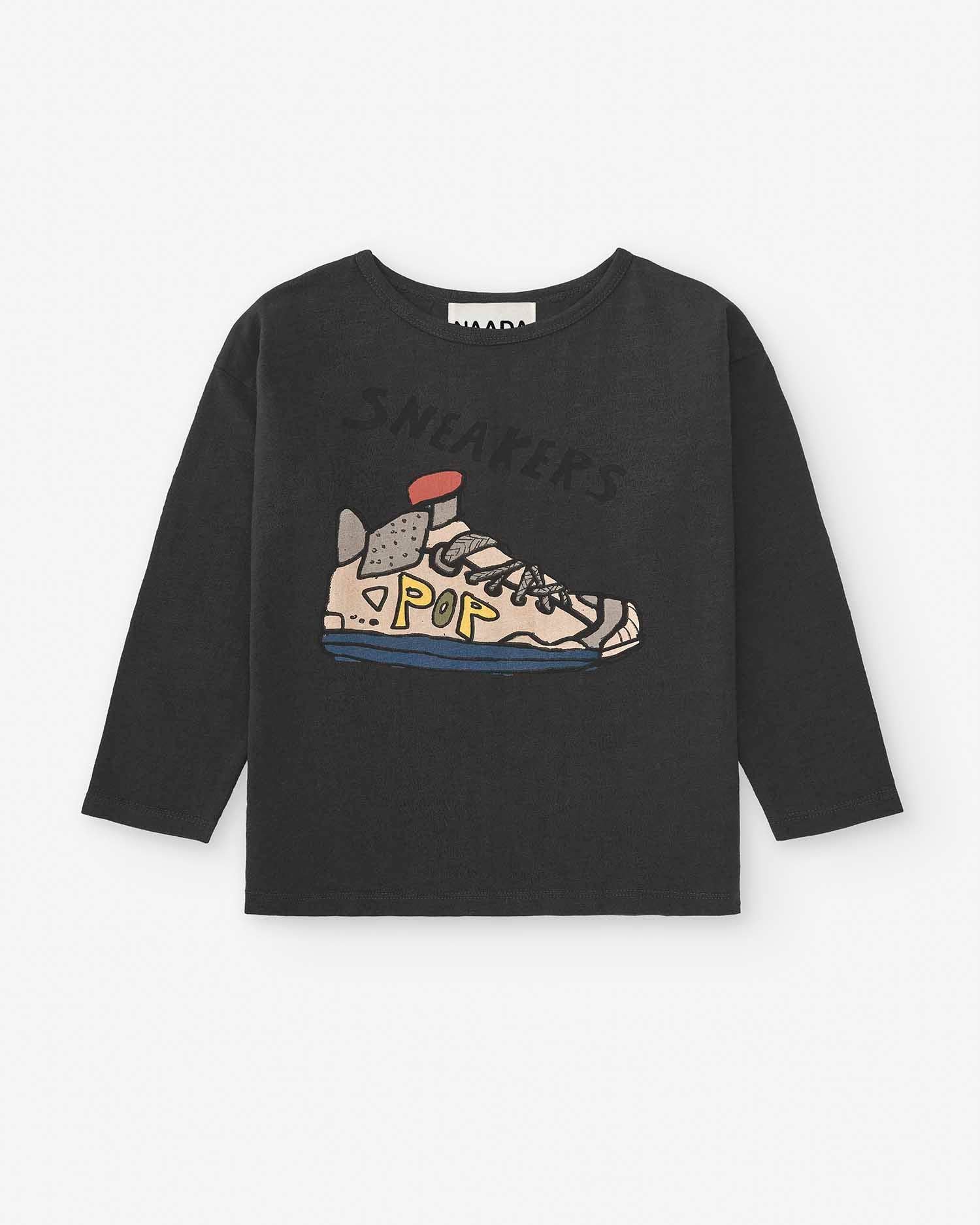 100% Cotton Long Sleeve "Sneakers" | NAADA - CapuletKids