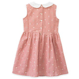 Beet World Cotton Herbie Dress | Pink Polka Dot - Back