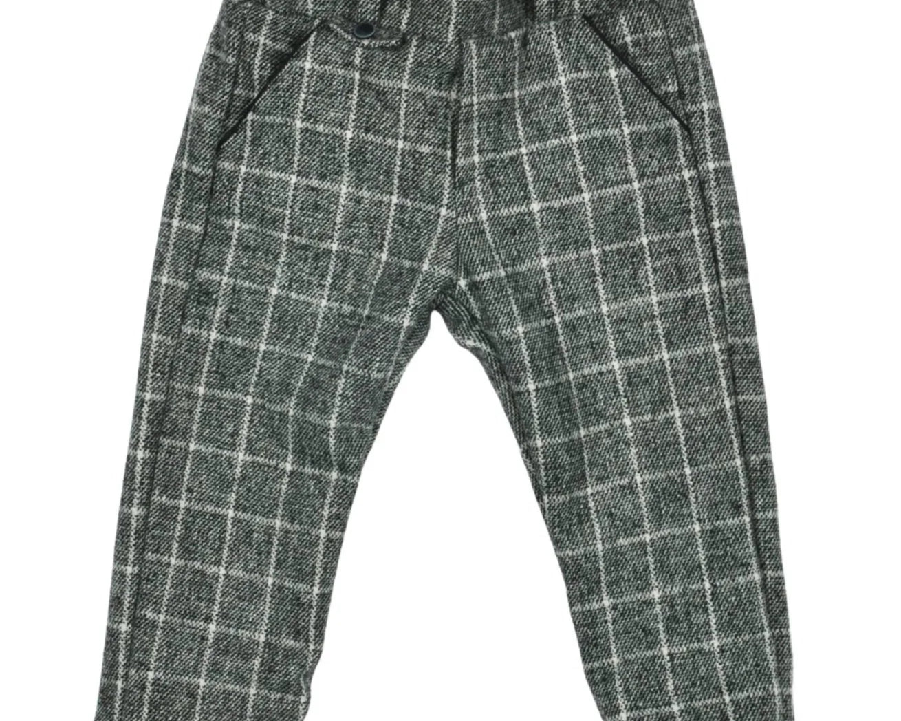 Bébé Sweeny Elton Flannel Trousers for Mini Boys and nany Noys 1Y-4Y - CapuletKids