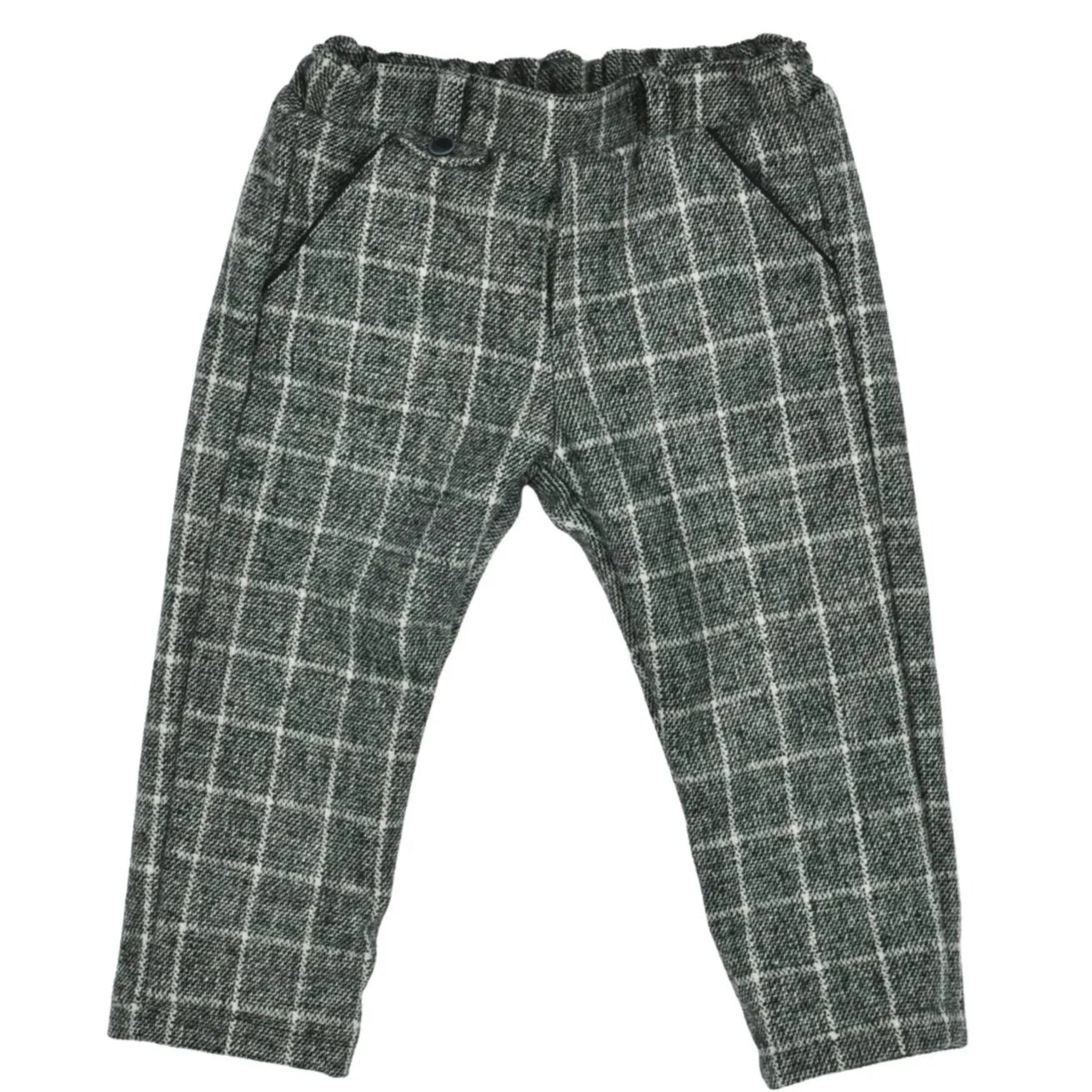 Bébé Sweeny Elton Flannel Trousers for Mini Boys and nany Noys 1Y-4Y - CapuletKids