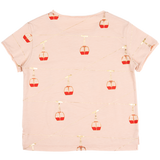 POUPÉE T-Shirt Téléférique Pattern For Girls 2Y-8Y - CapuletKids