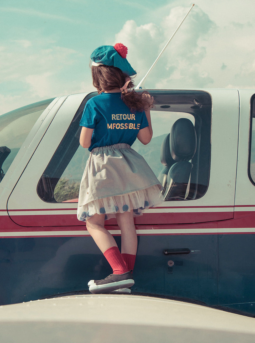 POUPÉE/ T-Shirt "Depart-Retour" - CapuletKids