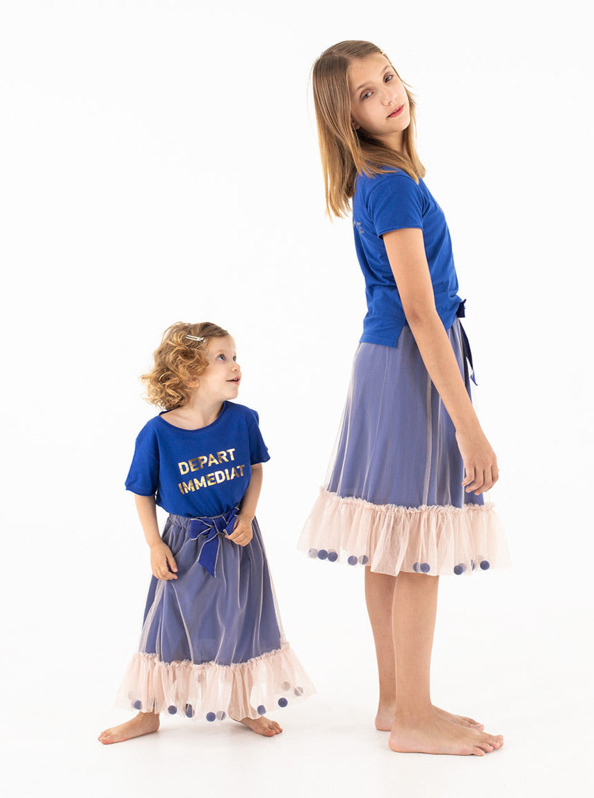 POUPÉE/ T-Shirt "Depart-Retour" - CapuletKids