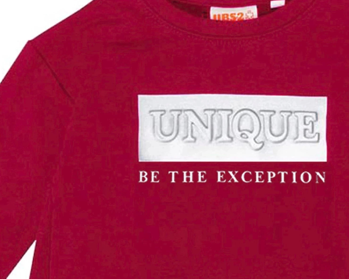 UBS2 Girls Red Stretch Cotton Terry Dress - CapuletKids