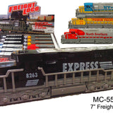 Assorted Freight Loco Diecast Model Trains in Display Box