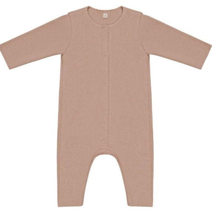 Ribbed Romper with Snaps - CapuletKids