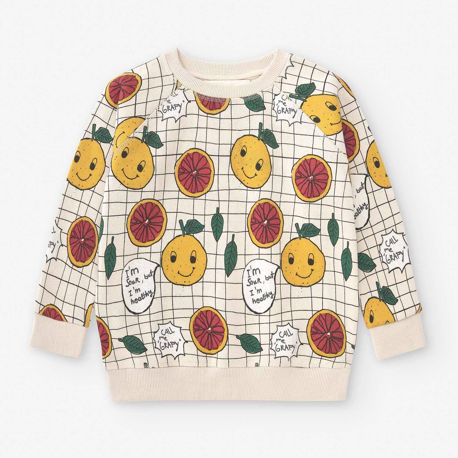100% Cotton Sweatshirt "Grapy" | NAADA - CapuletKids