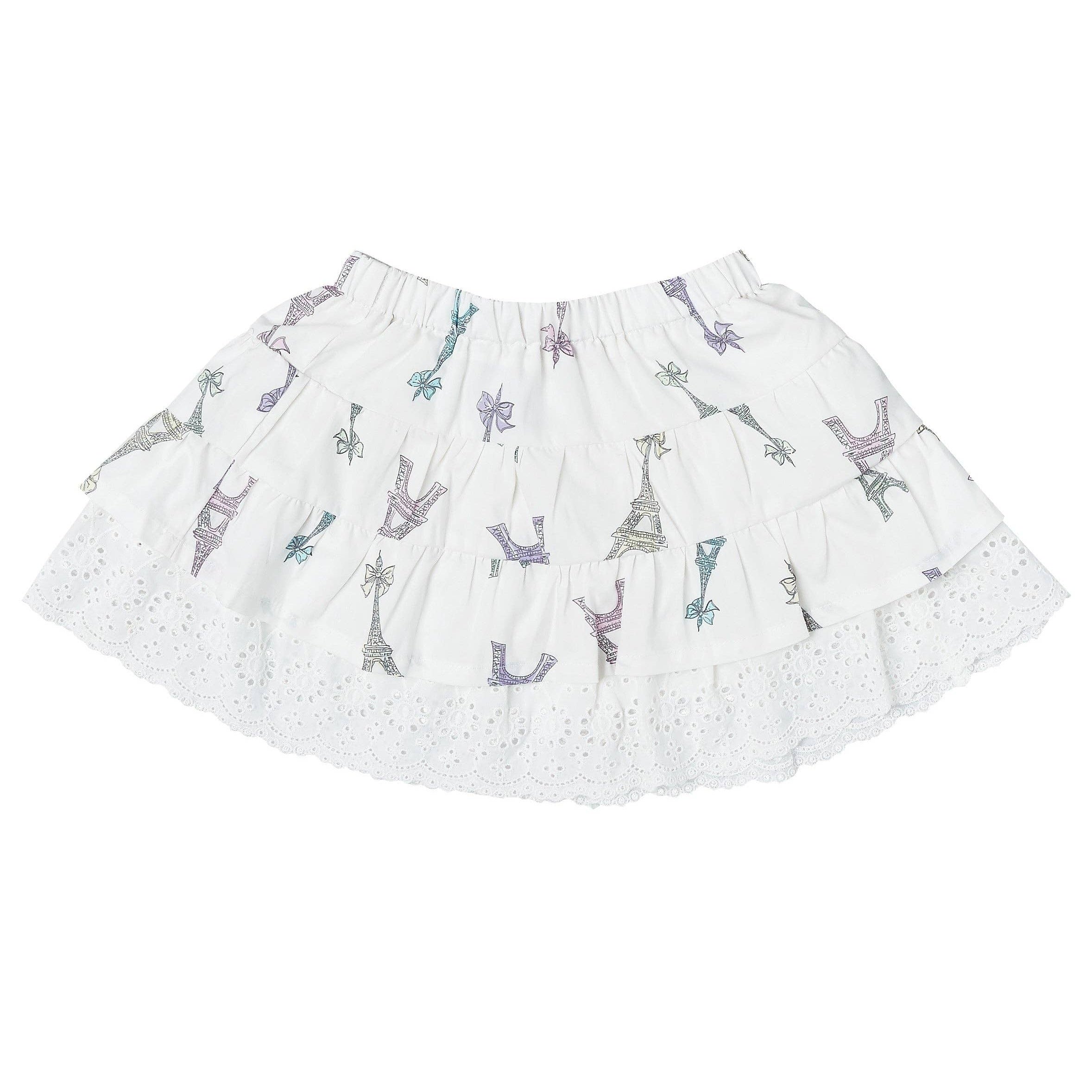 Eiffel Tower Eyelet Skirt - CapuletKids