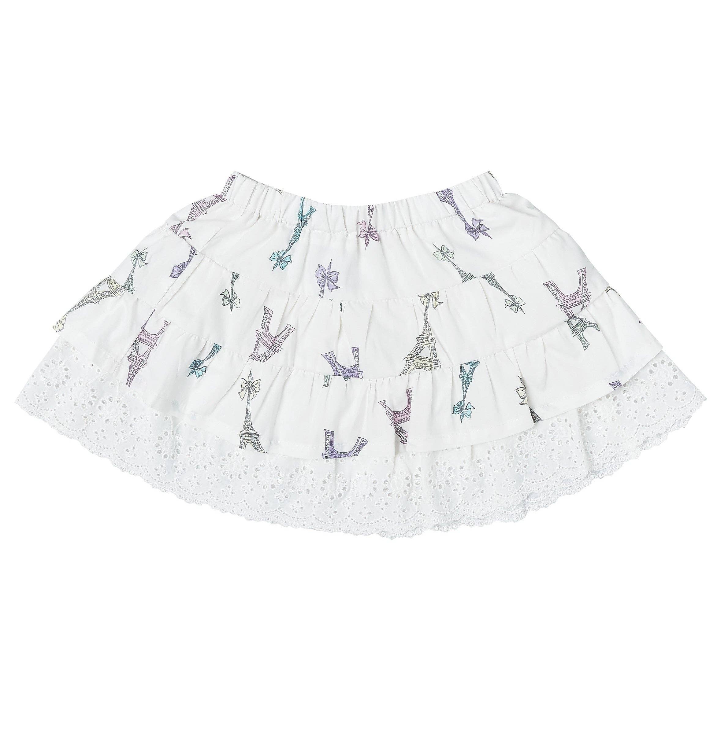 Eiffel Tower Eyelet Skirt - CapuletKids