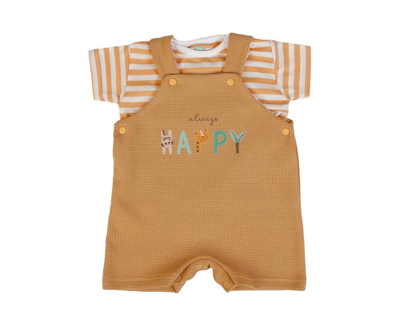 2-Piece Striped Overalls - CapuletKids