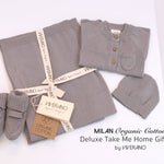 Viverano Organics| Milan Pastel Kangaroo Knit Coverall Romper (Organic Cotton) Mini Kids 0-12M - CapuletKids