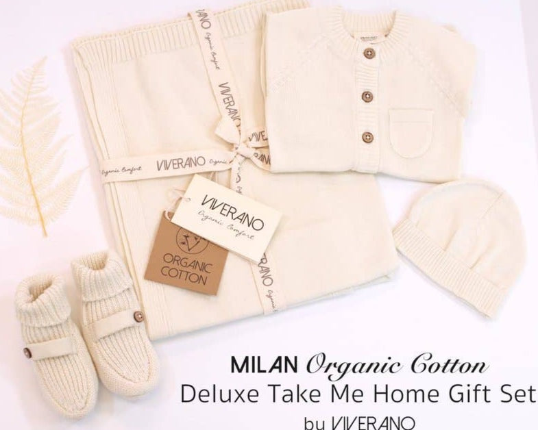 Viverano Organics| Milan Pastel Kangaroo Knit Coverall Romper (Organic Cotton) Mini Kids 0-12M
