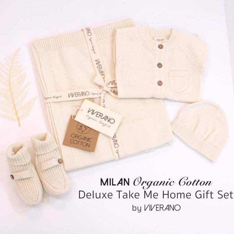 Viverano Organics| Milan Pastel Kangaroo Knit Coverall Romper (Organic Cotton) Mini Kids 0-12M