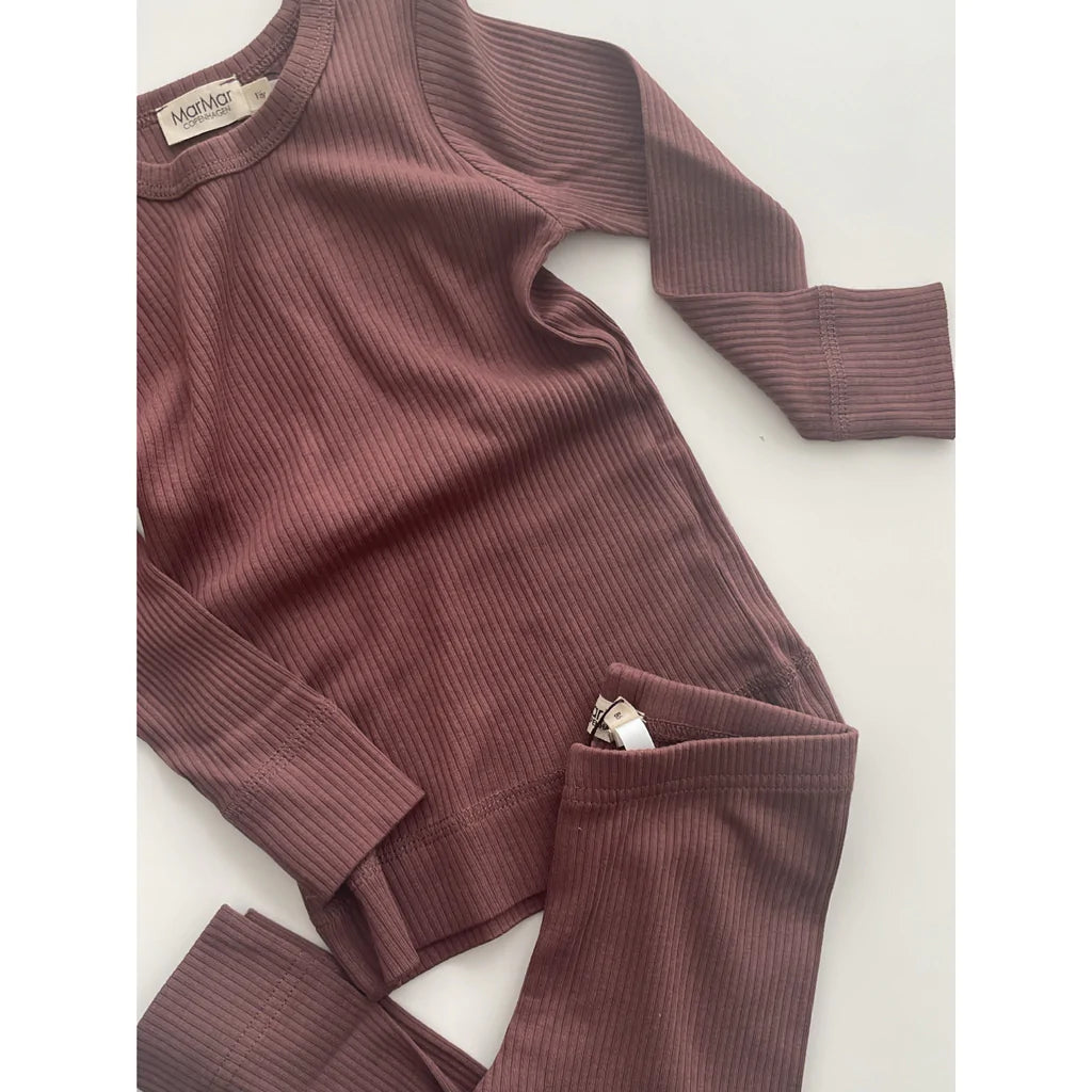 Mar Mar  Copenhagen Ribbed Set Sleeve (Mahogany) for Teens - CapuletKids