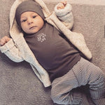 Imps & Elfs Long Sleeve Certified Organic Cotton T-Shirt Sweatshirt With Cute Logos for Mini Girls and Boys 0-9M - CapuletKids